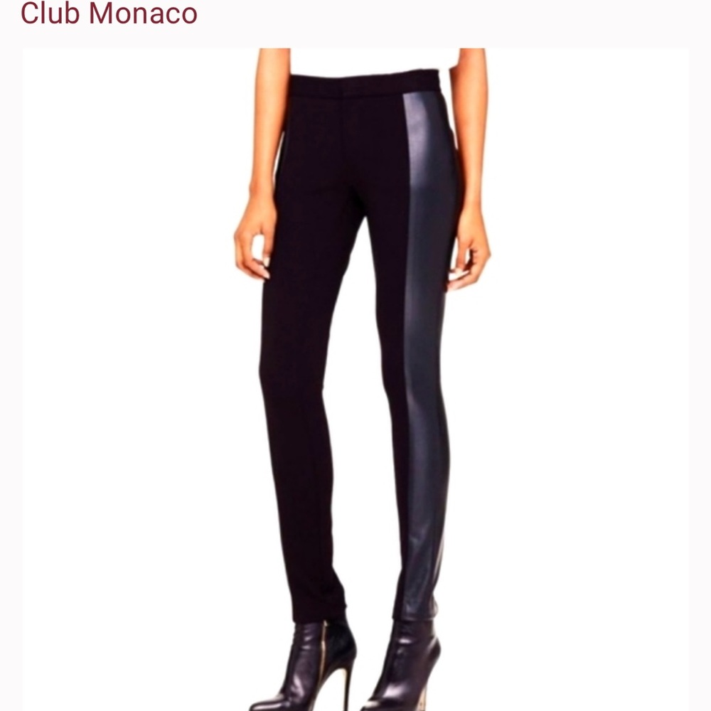 Club Monico faux leather leggings